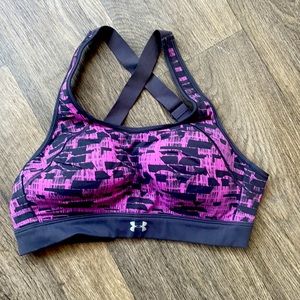 Under Armour Purple Padded Sports Bra